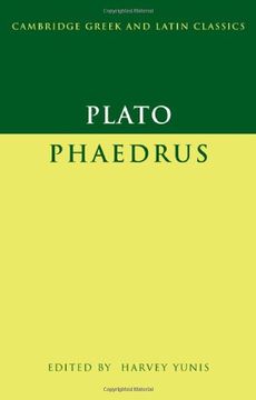 portada Plato: Phaedrus (Cambridge Greek and Latin Classics) (en Inglés)