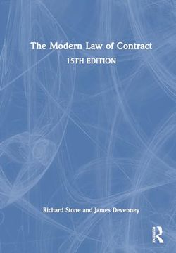 portada The Modern law of Contract (en Inglés)