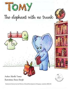 portada Tomy, the elephant with no trunk (en Inglés)