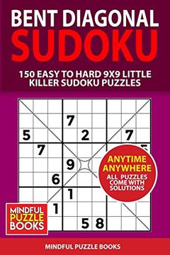 portada Bent Diagonal Sudoku: 150 Bent Diagonal Sudoku 9x9 Puzzles (en Inglés)