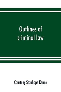 portada Outlines of criminal law (in English)