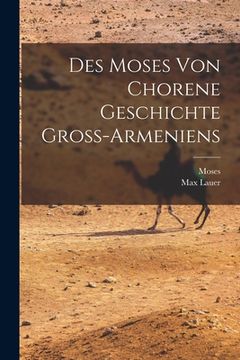 portada Des Moses Von Chorene Geschichte Gross-Armeniens (in German)