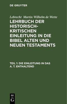 portada Die Einleitung in das a. T. Enthaltend (in German)