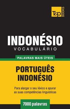 portada Vocabulário Português-Indonésio - 7000 palavras mais úteis (en Portugués)