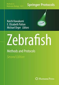 portada Zebrafish: Methods and Protocols (en Inglés)