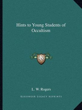 portada hints to young students of occultism (in English)
