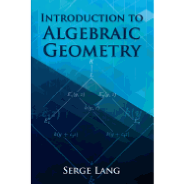 portada Introduction to Algebraic Geometry (Dover Books on Mathematics) (en Inglés)