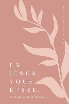 portada En Jésus, Vous Êtes: Comprendre Votre Identité en Christ (in French)