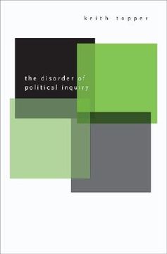 portada the disorder of political inquiry (in English)