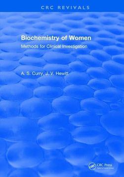 portada Biochemistry of Women Methods: For Clinical Investigation (en Inglés)