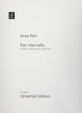 portada Pari Intervallo: Für Klavier zu 4 Händen Oder 2 Klaviere. Spielpartitur.