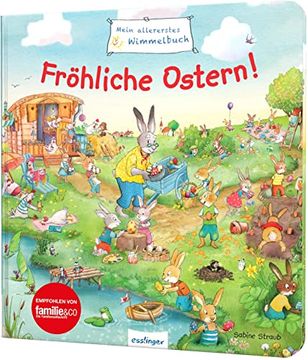portada Mein Allererstes Wimmelbuch: Fröhliche Ostern! Mit Suchaufgaben & Kurzer Geschichte (en Alemán)