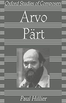 portada Arvo Part (Oxford Studies of Composers) (in English)