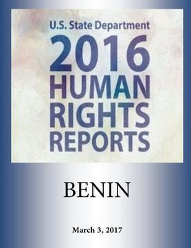 portada BENIN 2016 HUMAN RIGHTS Report (en Inglés)