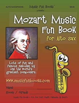 portada Mozart Music fun Book for Alto sax (en Inglés)
