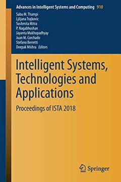 portada Intelligent Systems, Technologies and Applications Proceedings of Ista 2018 (in English)
