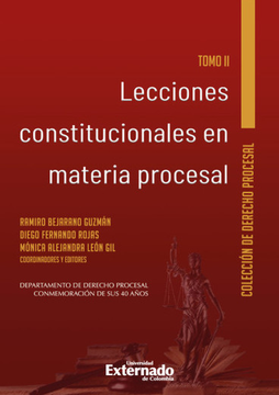 portada Lecciones Constitucionales  en Materia Procesal Tomo ii