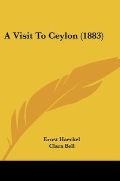 portada a visit to ceylon (1883)