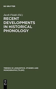 portada Recent Developments in Historical Phonology (en Inglés)