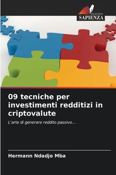 portada 09 tecniche per investimenti redditizi in criptovalute