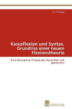 portada Kasusflexion Und Syntax. Grundriss Einer Neuen Flexionstheorie