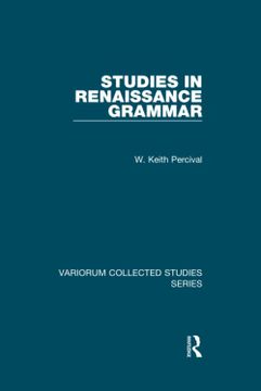 portada Studies in Renaissance Grammar (in English)
