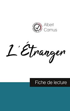 portada L'Étranger de Albert Camus (Fiche de Lecture et Analyse Complète de L'Oeuvre) 