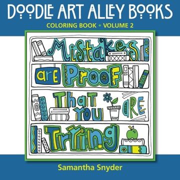 portada Mistakes Are Proof That You Are Trying: Coloring Book: Volume 2 (Doodle Art Alley Books)