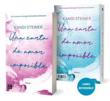 portada Una carta de amor imposible. Libro reversible