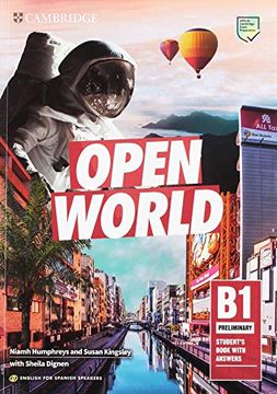 portada Open World Preliminary Student's Book with Answers English for Spanish Speakers (en Inglés)