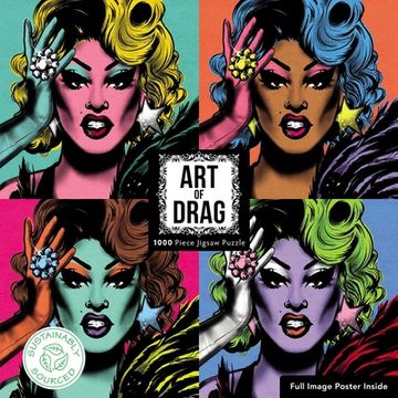 portada Adult Sustainable Jigsaw Puzzle art of Drag: 1000-Pieces. Ethical, Sustainable, Earth-Friendly (1000-Piece Sustainable Jigsaws) (en Inglés)