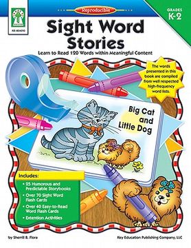 portada sight word stories, grades k - 2: learn to read 120 words within meaningful content (en Inglés)
