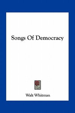 portada songs of democracy (in English)