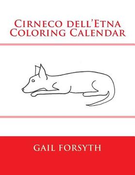 portada Cirneco dell'Etna Coloring Calendar (in English)