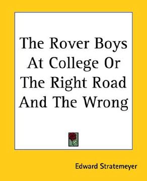 portada the rover boys at college or the right road and the wrong