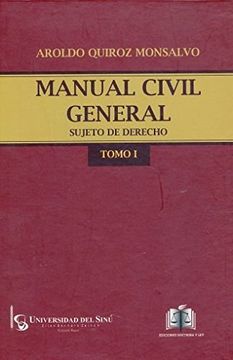 portada Manual Civil general sujeto de derecho. Tomo I