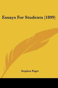 portada essays for students (1899)