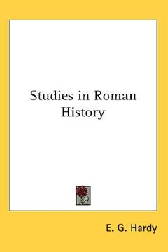 portada studies in roman history (en Inglés)