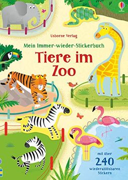portada Mein Immer-Wieder-Stickerbuch: Tiere im zoo (en Alemán)