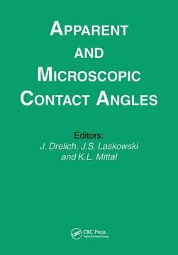 portada Apparent and Microscopic Contact Angles (in English)