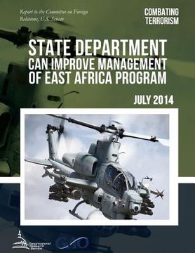 portada COMBATING TERRORISM State Department Can Improve Management of East Africa Program (en Inglés)
