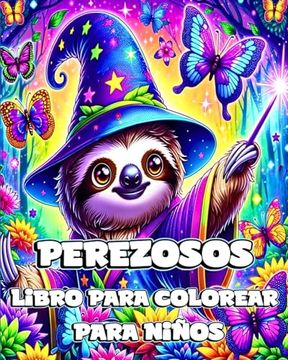 portada Libro para Colorear de Perezosos para Niños: Perezosos Lindos y Adorables para Colorear para Niños (in Spanish)