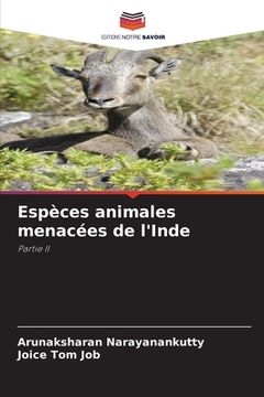 portada Espèces animales menacées de l'Inde (in French)