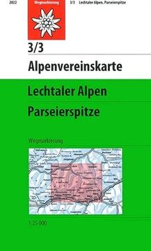 portada Lechtaler Alpen - Parseierspitze 1: 25 000