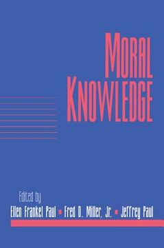 portada Moral Knowledge (in English)
