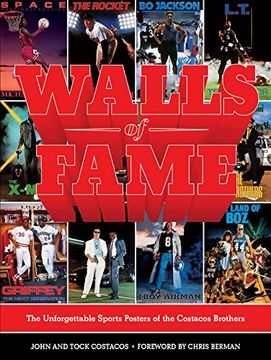 portada Walls of Fame: The Unforgettable Sports Posters of the Costacos Brothers 