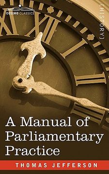 portada a manual of parliamentary practice (en Inglés)