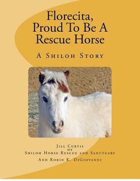 portada florecita, proud to be a rescue horse