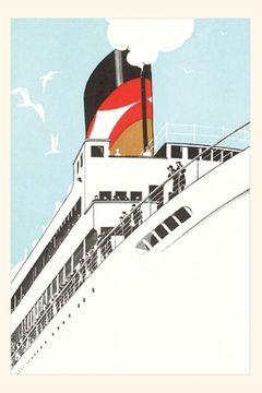 portada Vintage Journal Travelers on Deck of Ocean Liner