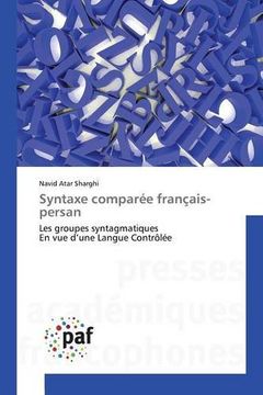 portada Syntaxe comparée français-persan